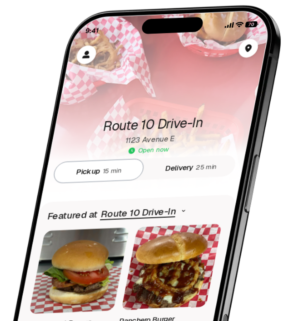 Route 10 Drive-In app preview