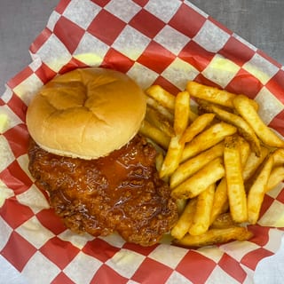 COMBO Crispy Hot Honey Chicken Sandwich