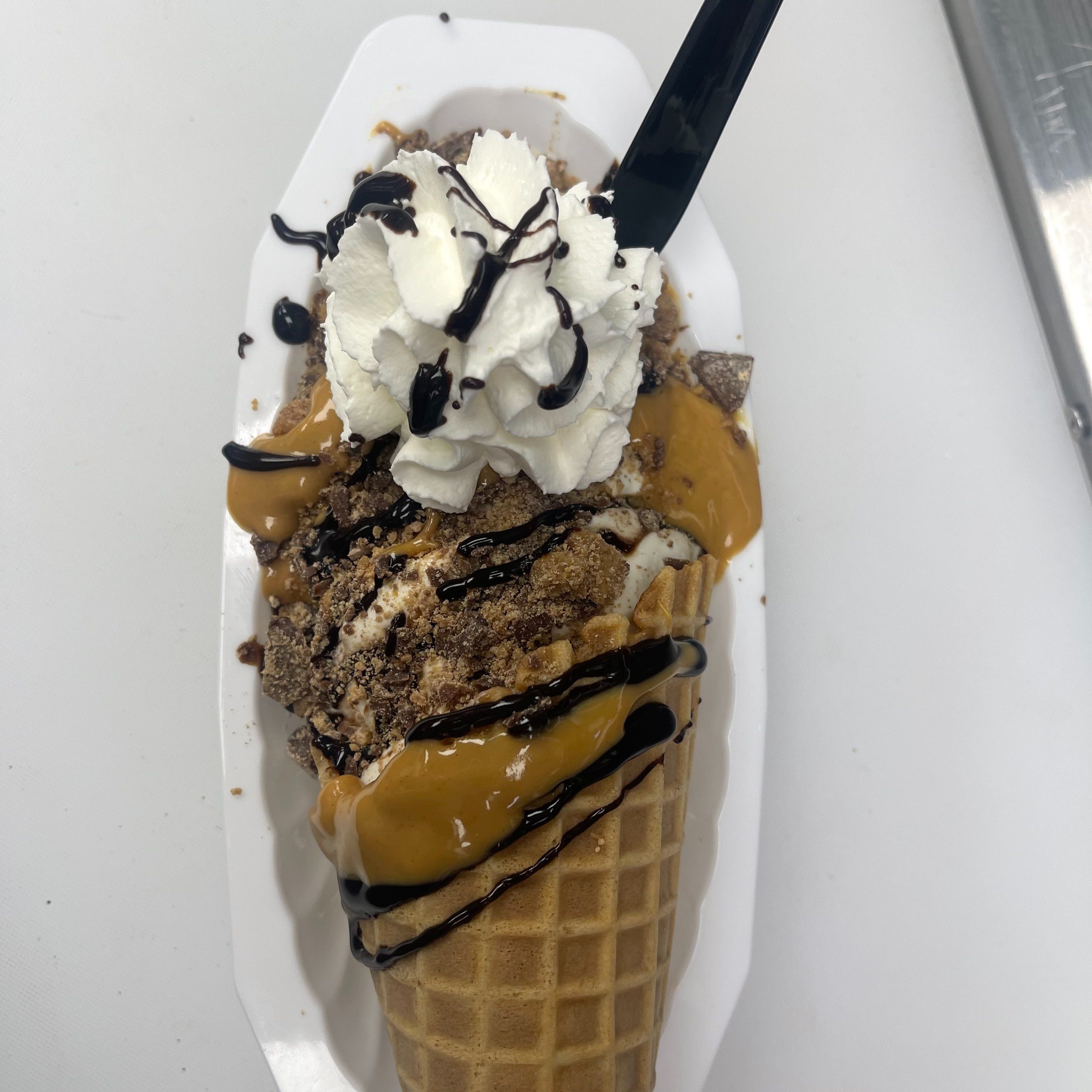 Hit & Run (Loaded Waffle Cone).