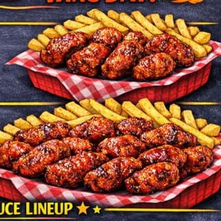Large Chicken Wing Basket