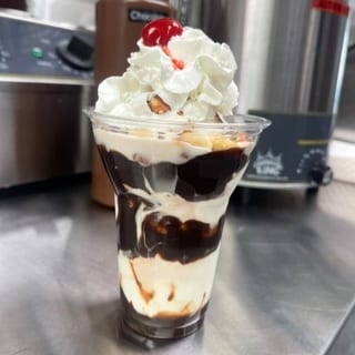 Hot Fudge Falcon Parfait