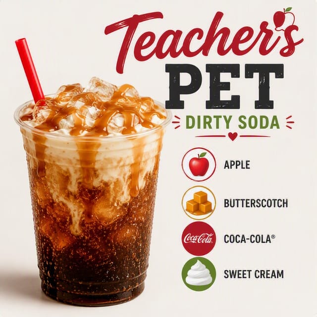 Teacher's Pet Dirty Soda (apple & butterscotch).
