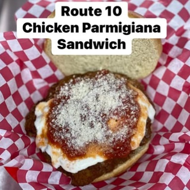 Chicken Parmigiana Sandwich.
