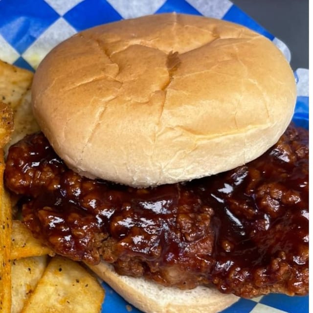 Crispy BBQ Chicken sandwich.