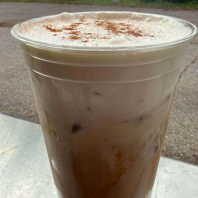 Salted Caramel Banana Bread Latte.