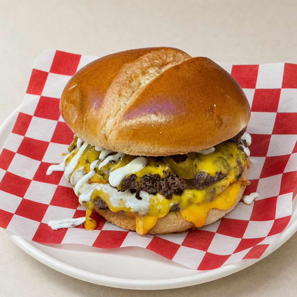 Hot Rod Jalapeño Burger.