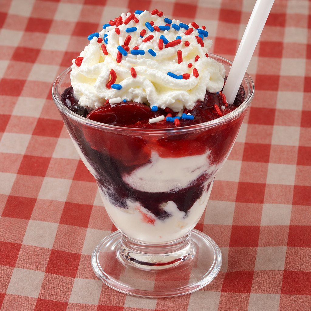 Red, White & Blue Parfait.