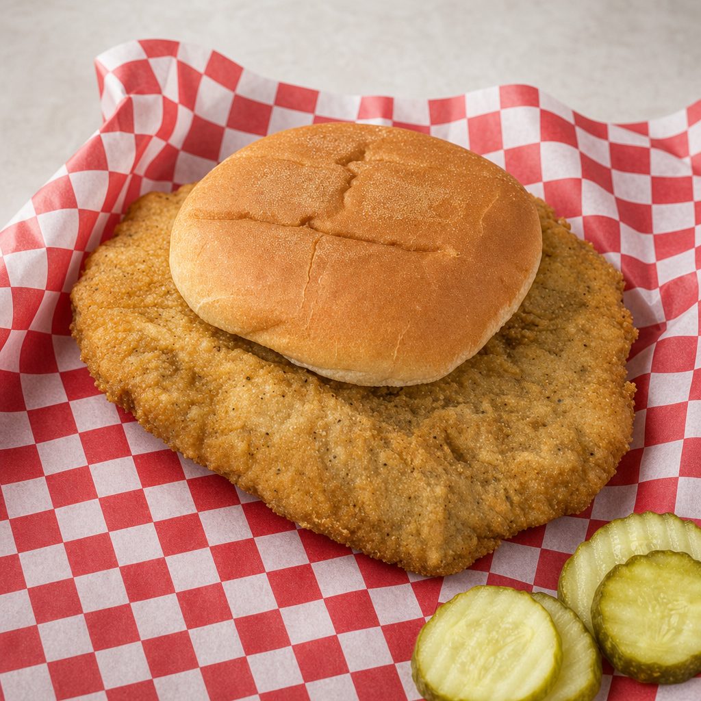 Pork Tenderloin Sandwich.