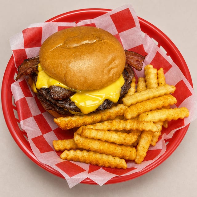 COMBO Bacon Double Cheeseburger.