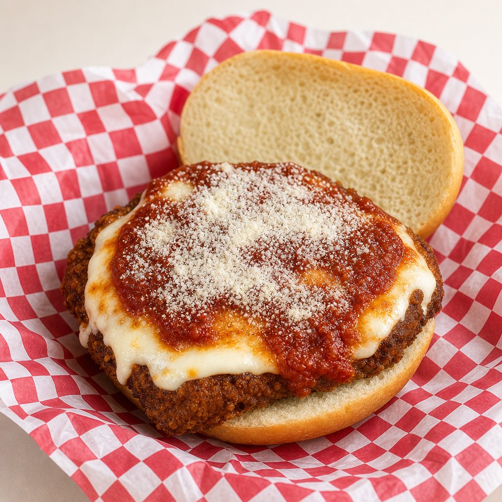 Chicken Parmigiana Sandwich.