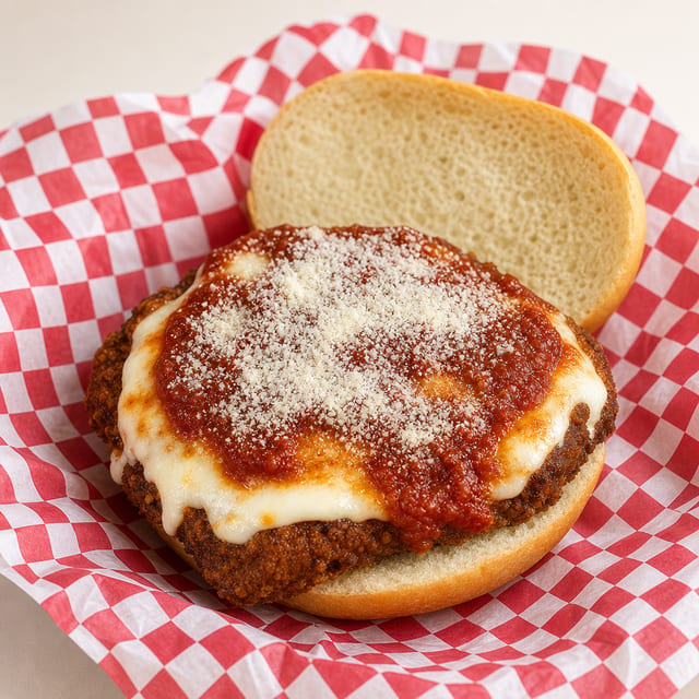 Chicken Parmigiana Sandwich.