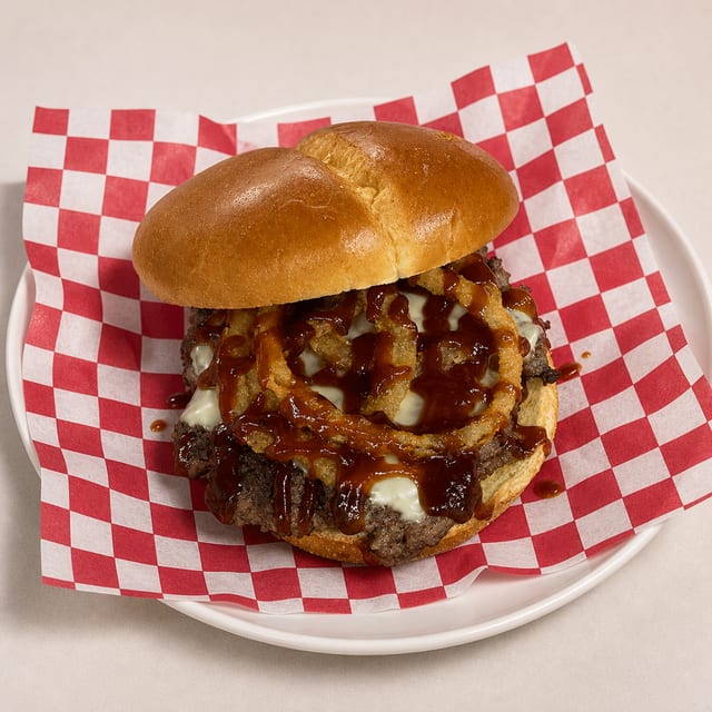 Ranchero Burger.