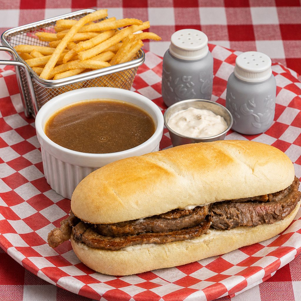 COMBO Prime Dip Sandwich.