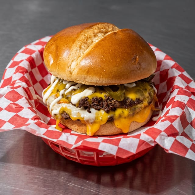 Hot Rod Jalapeño Burger.