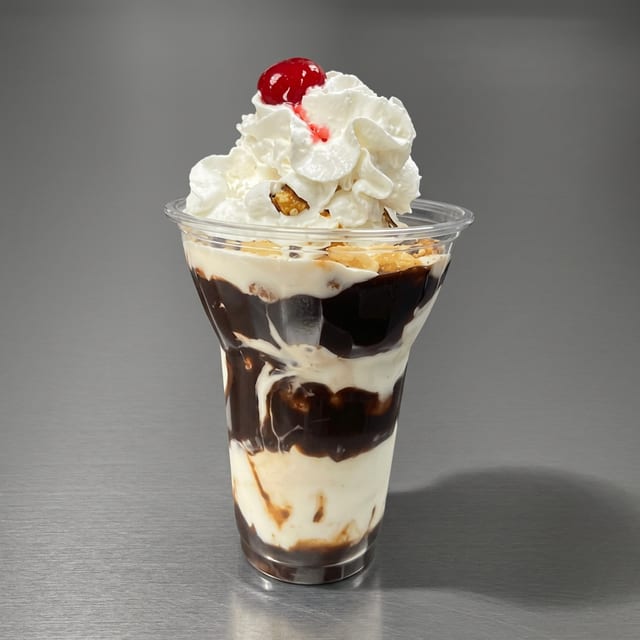 Hot Fudge Falcon Parfait.