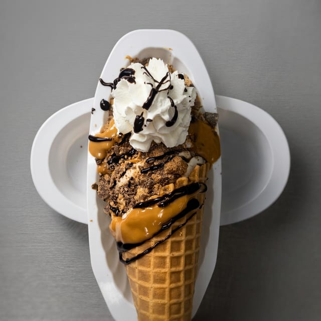 Hit & Run (Loaded Waffle Cone).