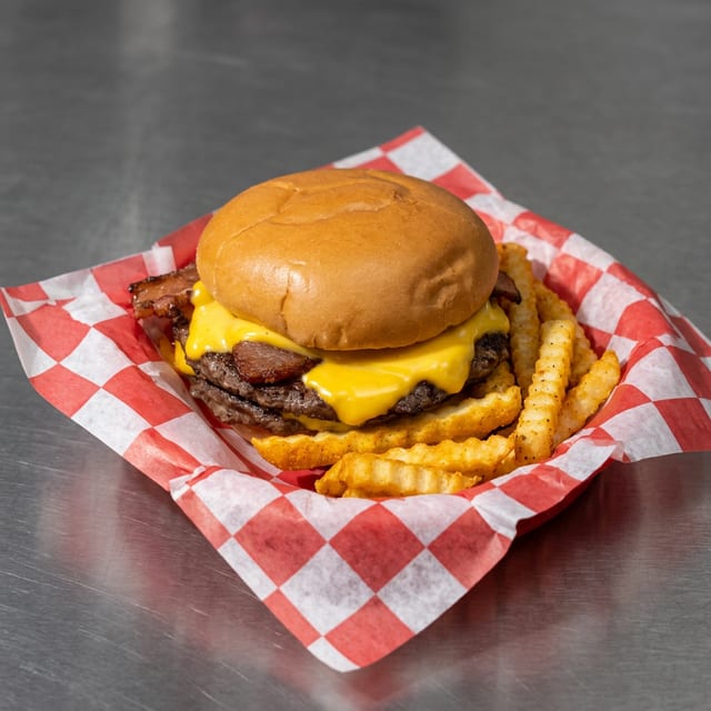 COMBO Bacon Double Cheeseburger.