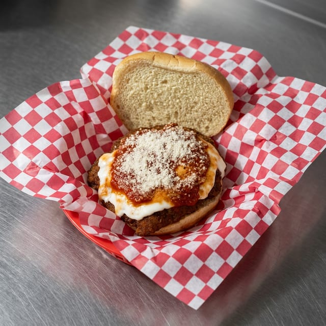 Chicken Parmigiana Sandwich.